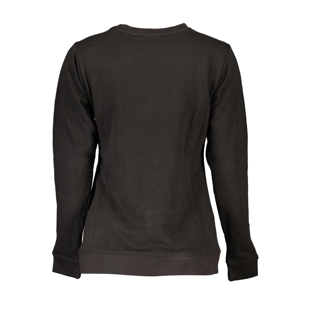 Cavalli Class Black Cotton Sweater-Cavalli Class-XS-Urbanheer