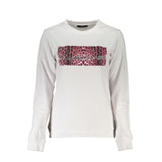 Cavalli Class White Cotton Sweater-Cavalli Class-XS-Urbanheer