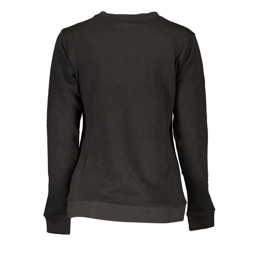 Cavalli Class Black Cotton Sweater-Cavalli Class-XS-Urbanheer