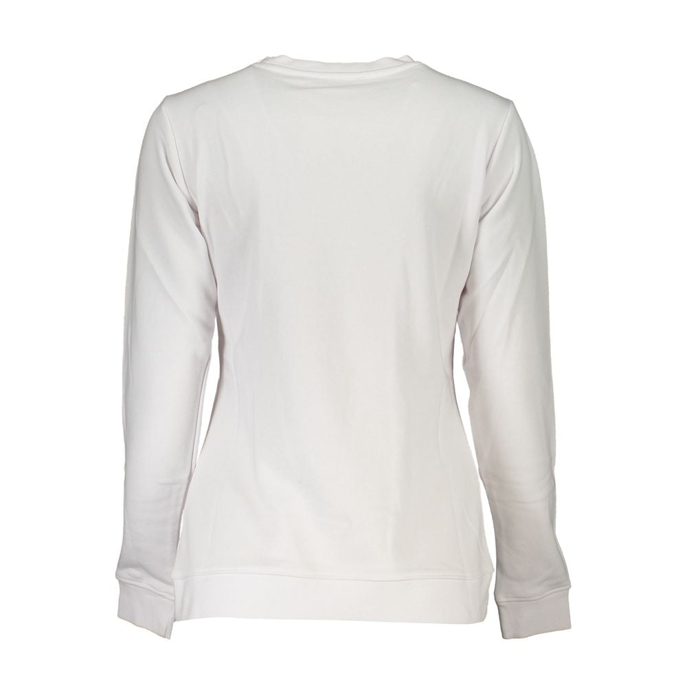 Cavalli Class White Cotton Sweater-Cavalli Class-XS-Urbanheer