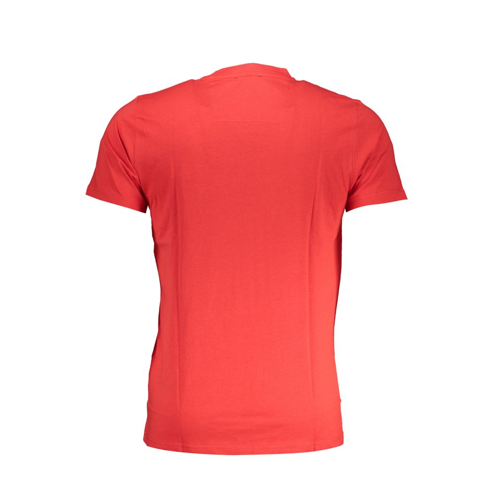 Cavalli Class Red Cotton T-Shirt-Cavalli Class-M-Urbanheer