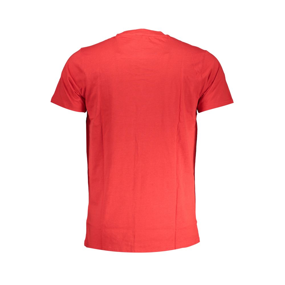Cavalli Class Red Cotton T-Shirt-Cavalli Class-M-Urbanheer
