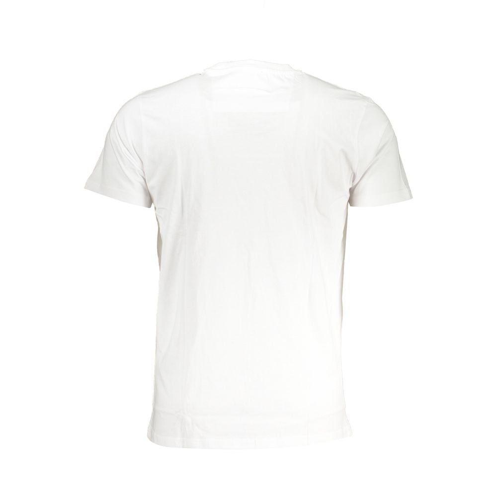 Cavalli Class White Cotton T-Shirt-Cavalli Class-XL-Urbanheer