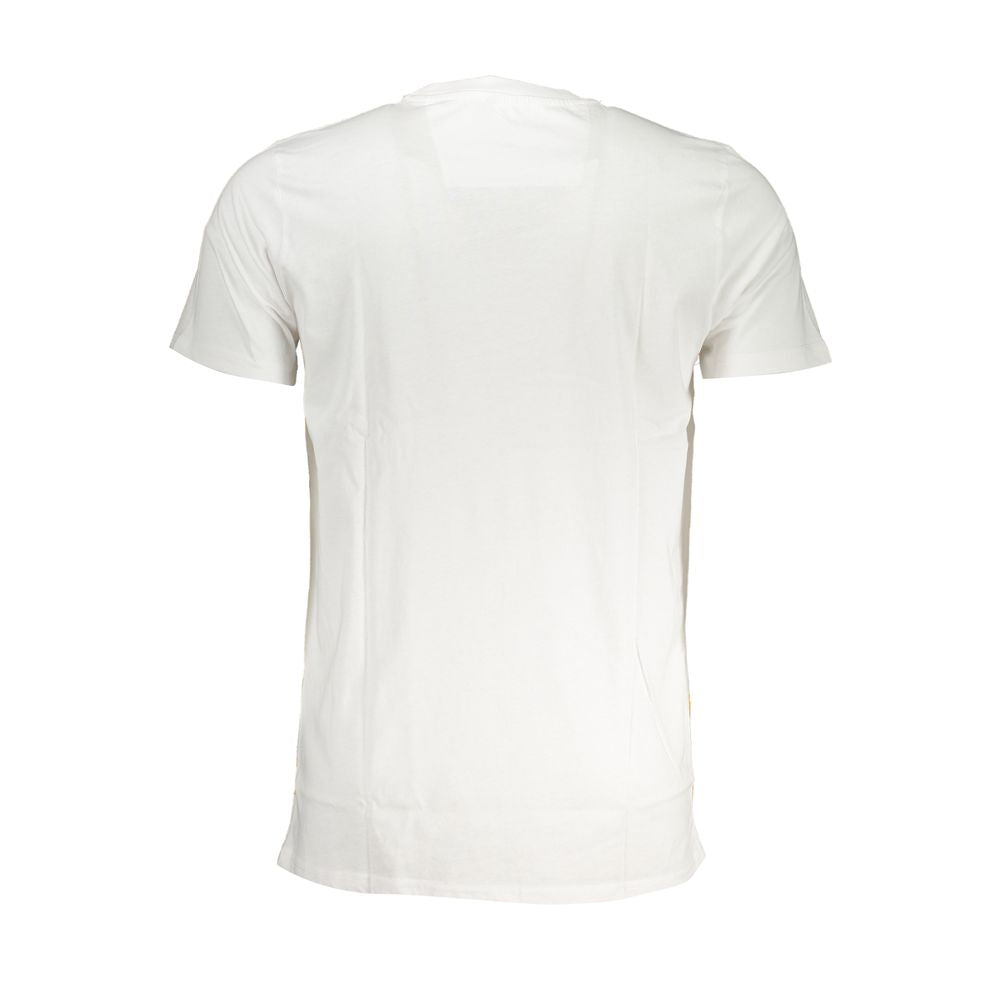 Cavalli Class White Cotton T-Shirt-Cavalli Class-XL-Urbanheer