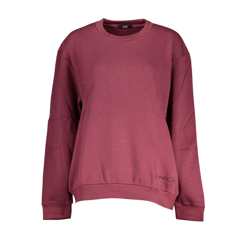 Cavalli Class Elegant Fleece Crew Neck Sweatshirt-Cavalli Class-XS-Urbanheer