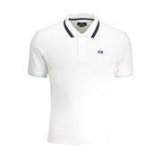 La Martina White Cotton Polo Shirt-La Martina-S-Urbanheer