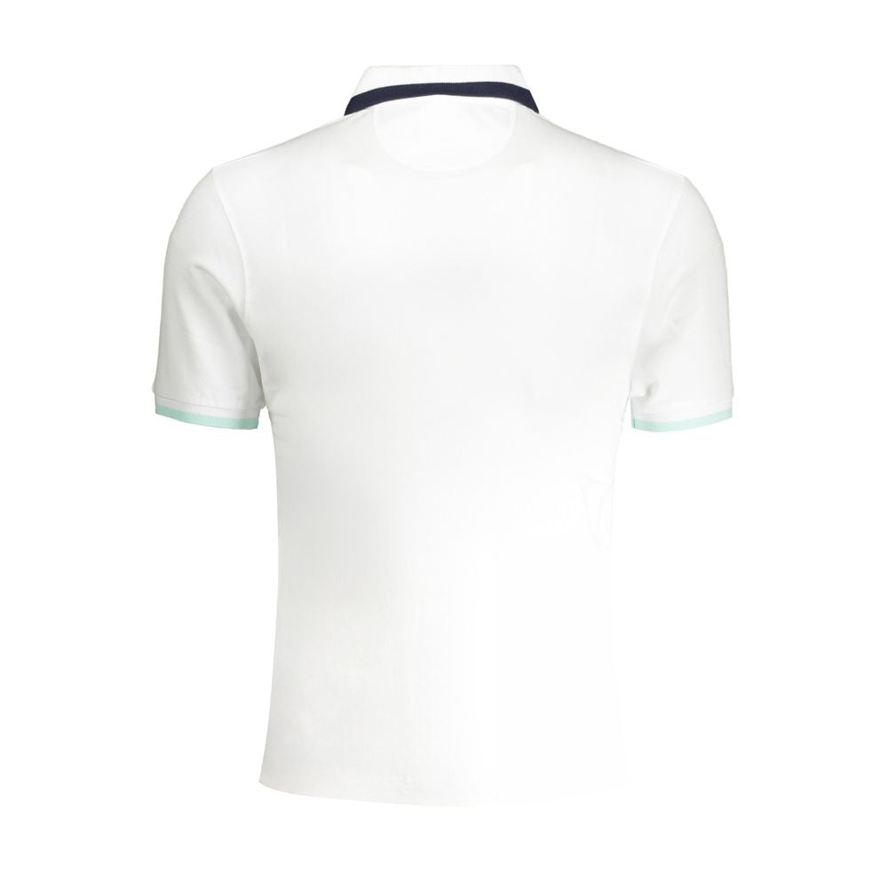 La Martina White Cotton Polo Shirt-La Martina-S-Urbanheer