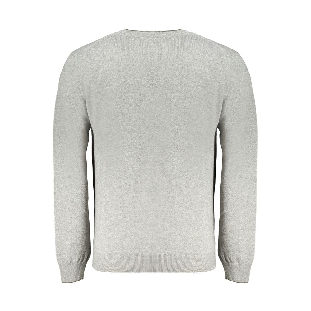 Harmont & Blaine Gray Cashmere Sweater-Harmont & Blaine-S-Urbanheer