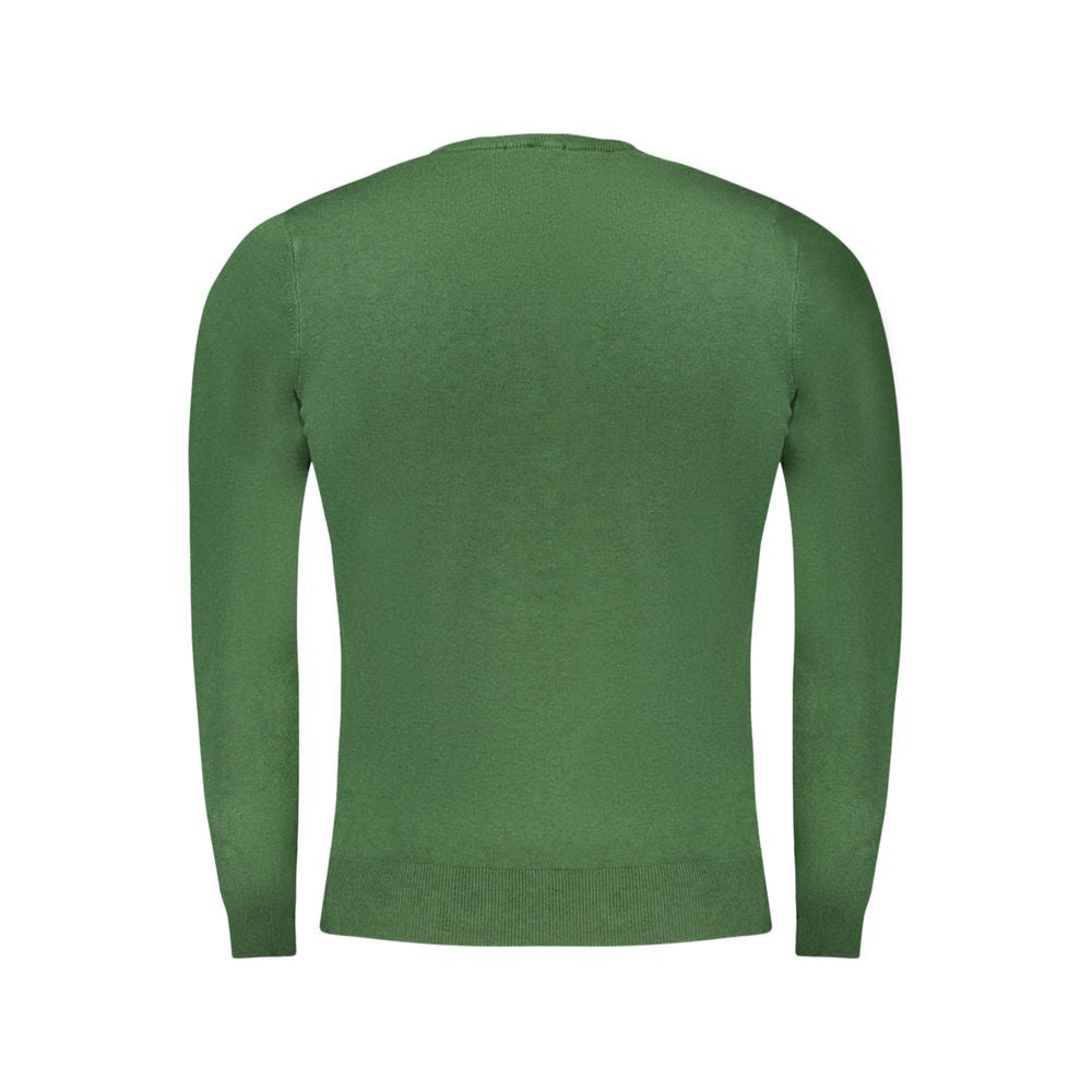 Cavalli Class Green Viscose Men Sweater-Cavalli Class-M-Urbanheer