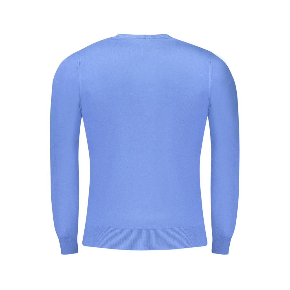 Cavalli Class Blue Viscose Men Sweater-Cavalli Class-M-Urbanheer