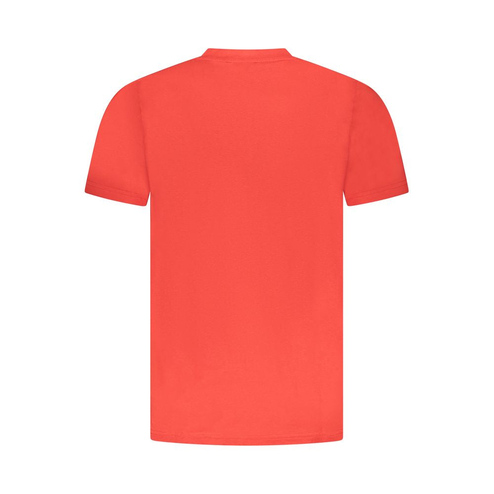 Cavalli Class Red Cotton Men T-Shirt-Cavalli Class-M-Urbanheer
