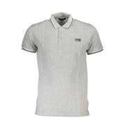 Cavalli Class Brown Cotton Men Polo Shirt-Cavalli Class-M-Urbanheer