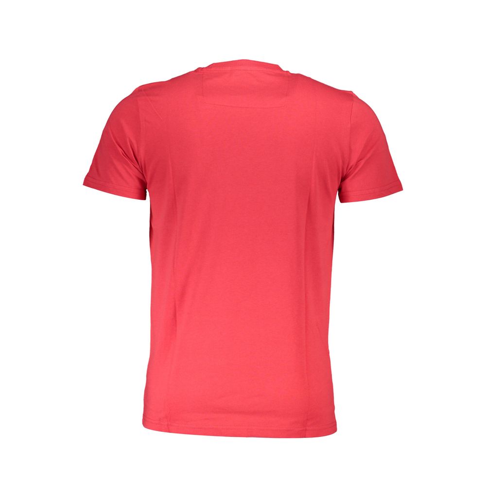 Cavalli Class Red Cotton T-Shirt-Cavalli Class-M-Urbanheer