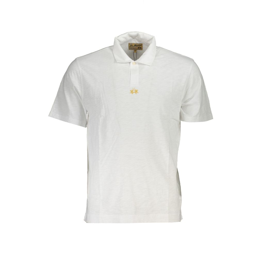 La Martina Pristine Cotton Polo with Chic Embroidery-La Martina-S-Urbanheer