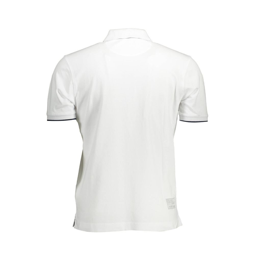 La Martina Elegant Short-Sleeved White Polo for Men-La Martina-M-Urbanheer