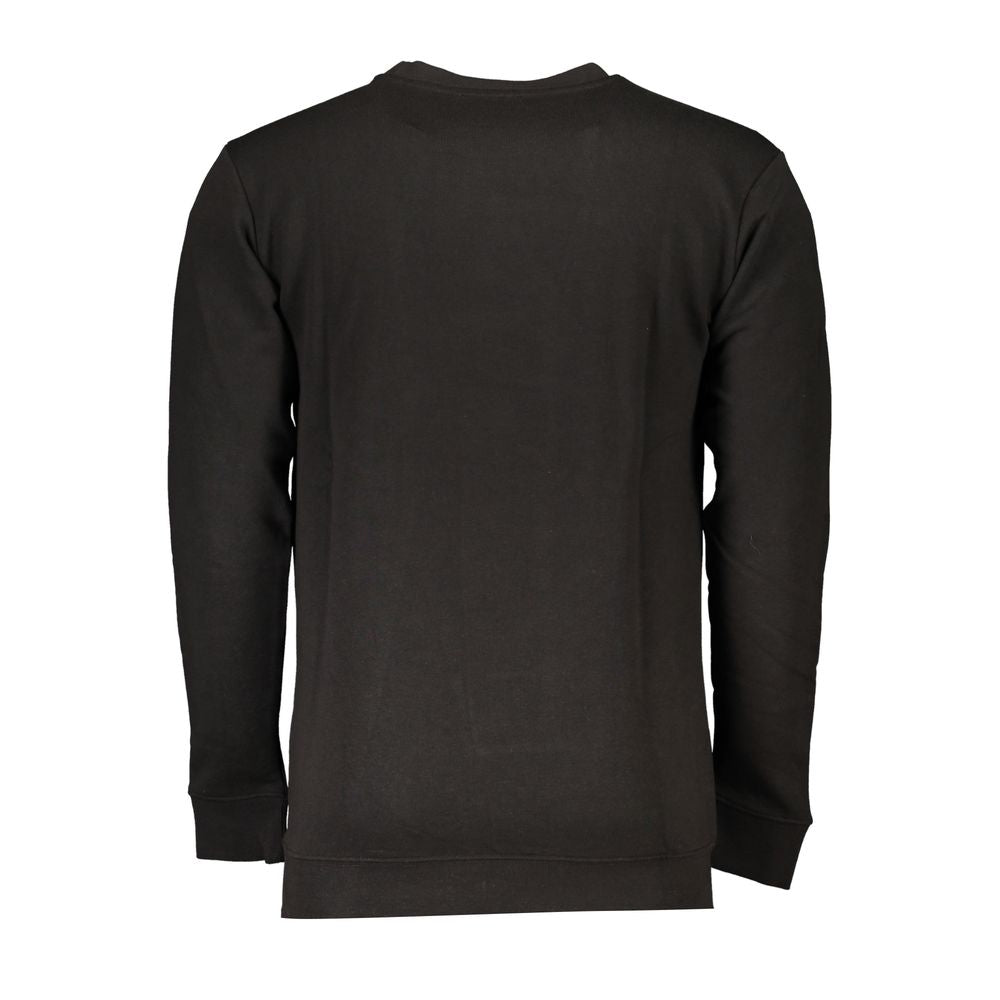 Cavalli Class Black Cotton Sweater-Cavalli Class-S-Urbanheer