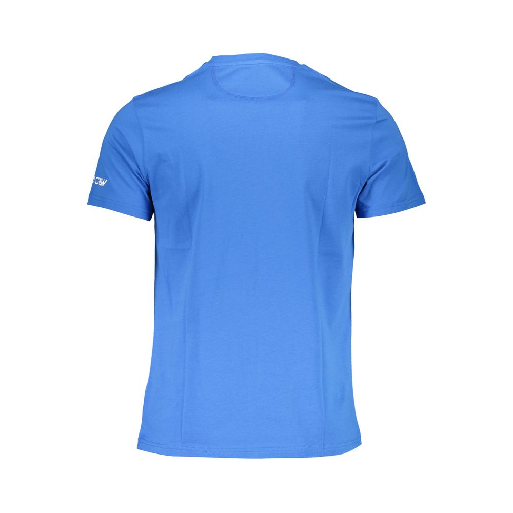 La Martina Blue Cotton Men T-Shirt-La Martina-M-Urbanheer