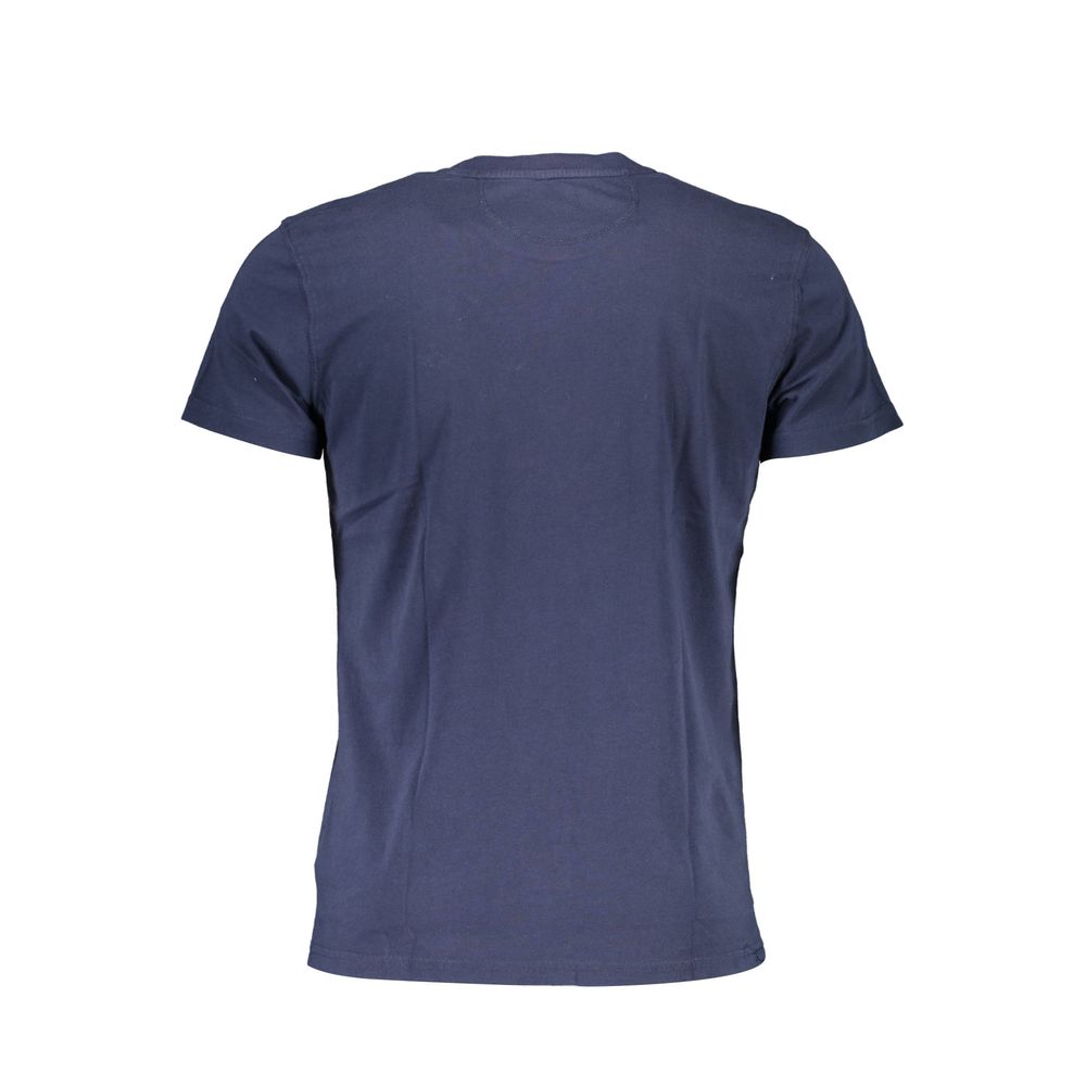 La Martina Blue Cotton Men T-Shirt-La Martina-M-Urbanheer