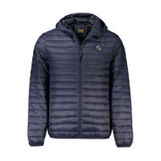 Cavalli Class Blue Polyamide Men Jacket-Cavalli Class-S-Urbanheer