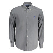 Harmont & Blaine Blue Cotton Shirt-Harmont & Blaine-S-Urbanheer