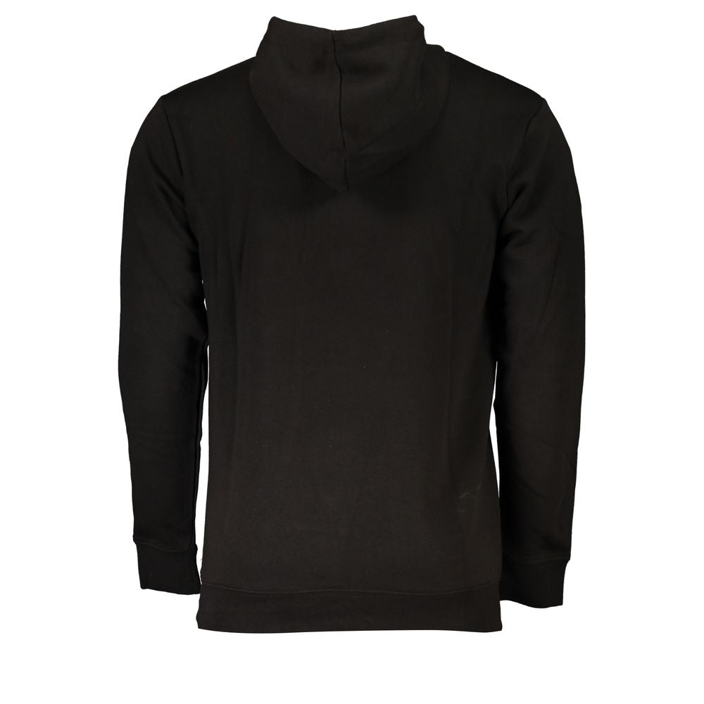 Cavalli Class Black Cotton Men Sweater-Cavalli Class-S-Urbanheer
