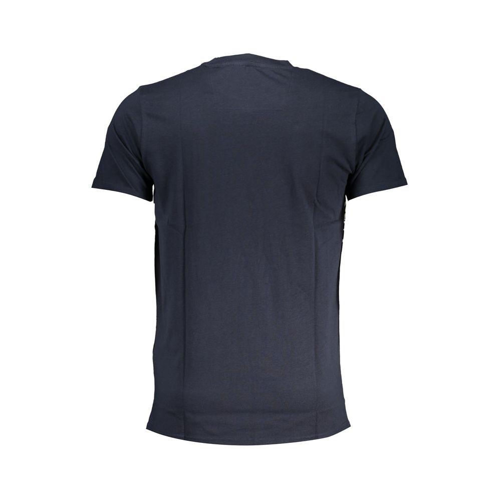 Cavalli Class Blue Cotton T-Shirt-Cavalli Class-L-Urbanheer