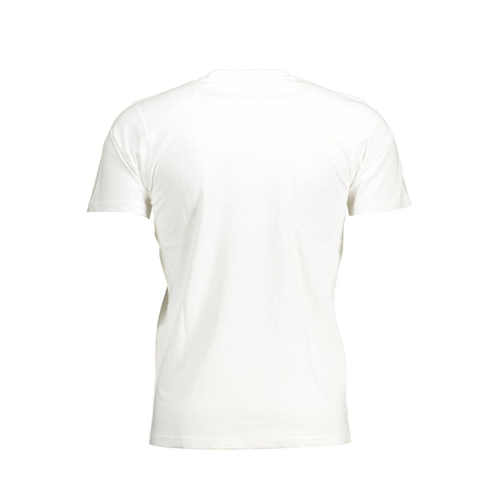 Sergio Tacchini White Cotton T-Shirt-Sergio Tacchini-XL-Urbanheer