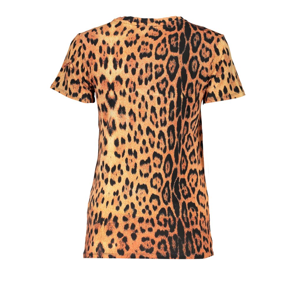 Cavalli Class Orange Cotton Tops & T-Shirt-Cavalli Class-XS-Urbanheer