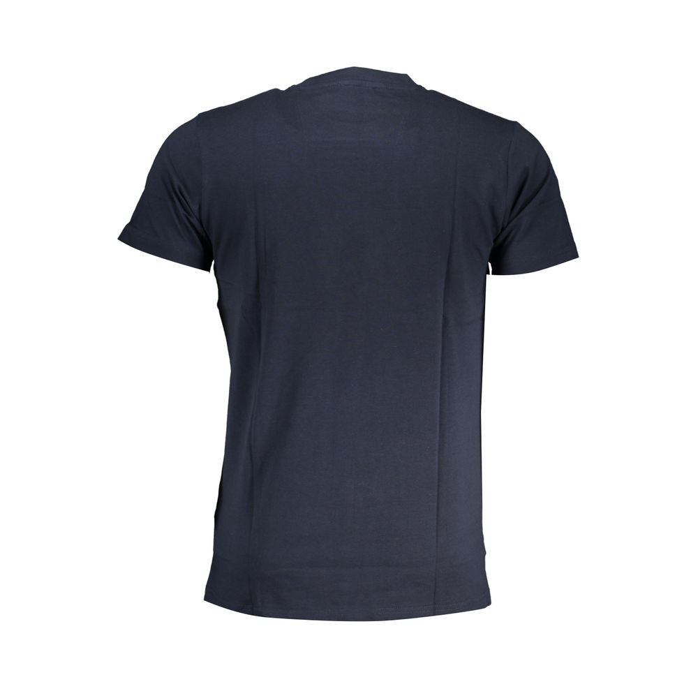 Cavalli Class Blue Cotton T-Shirt-Cavalli Class-XL-Urbanheer