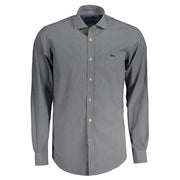 Harmont & Blaine Blue Cotton Shirt-Harmont & Blaine-S-Urbanheer