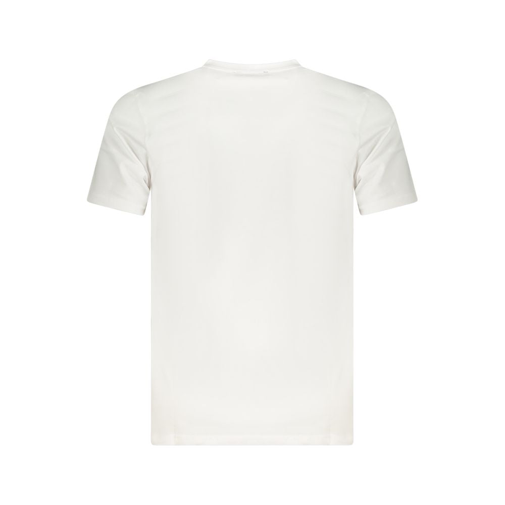Cavalli Class White Cotton Men T-Shirt-Cavalli Class-M-Urbanheer