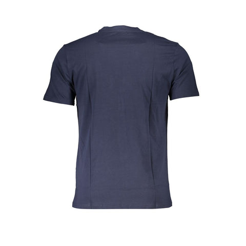 Cavalli Class Blue Cotton T-Shirt-Cavalli Class-L-Urbanheer