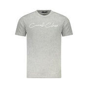 Cavalli Class Gray Cotton Men T-Shirt-Cavalli Class-XL-Urbanheer