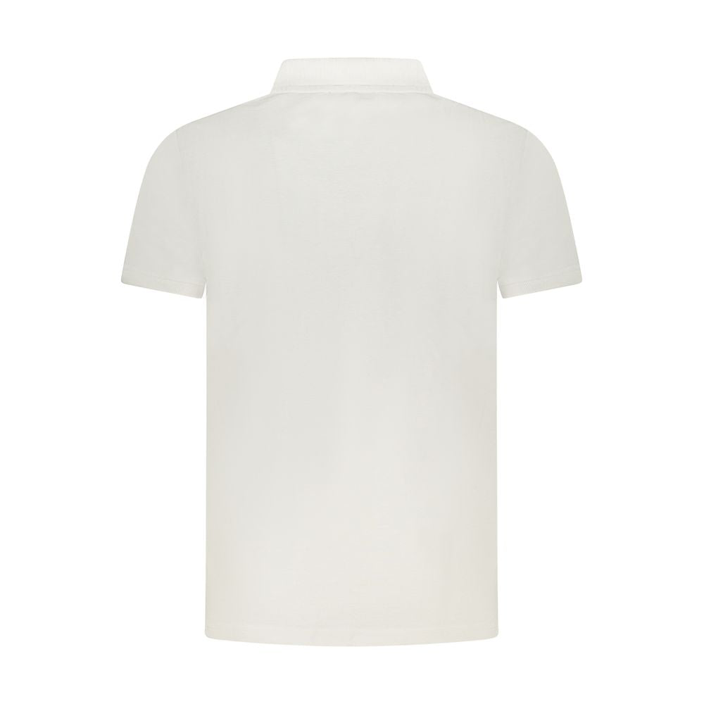 Cavalli Class White Cotton Men Polo Shirt-Cavalli Class-M-Urbanheer
