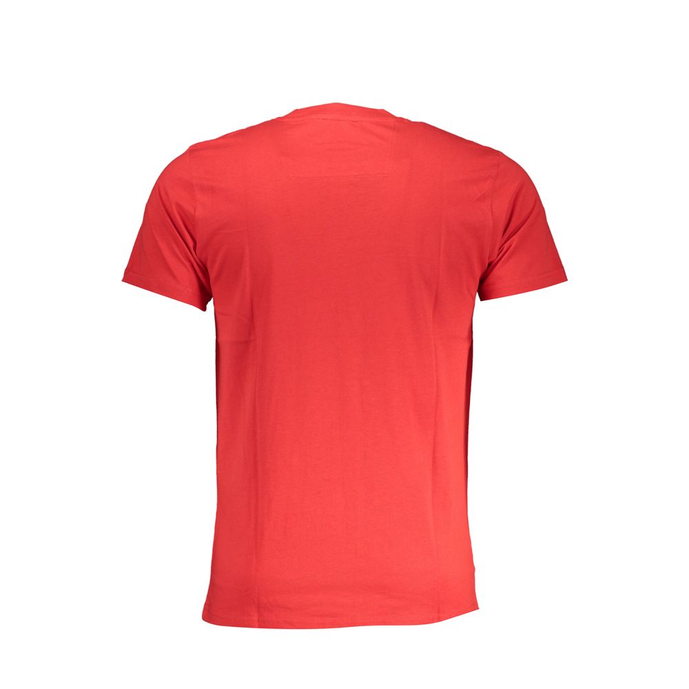 Cavalli Class Red Cotton T-Shirt-Cavalli Class-M-Urbanheer