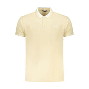 Cavalli Class Beige Cotton Men Polo Shirt-Cavalli Class-M-Urbanheer