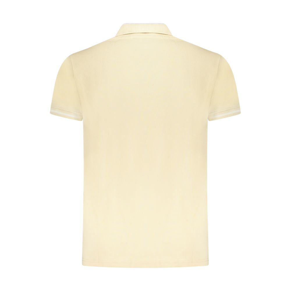 Cavalli Class Beige Cotton Men Polo Shirt-Cavalli Class-M-Urbanheer