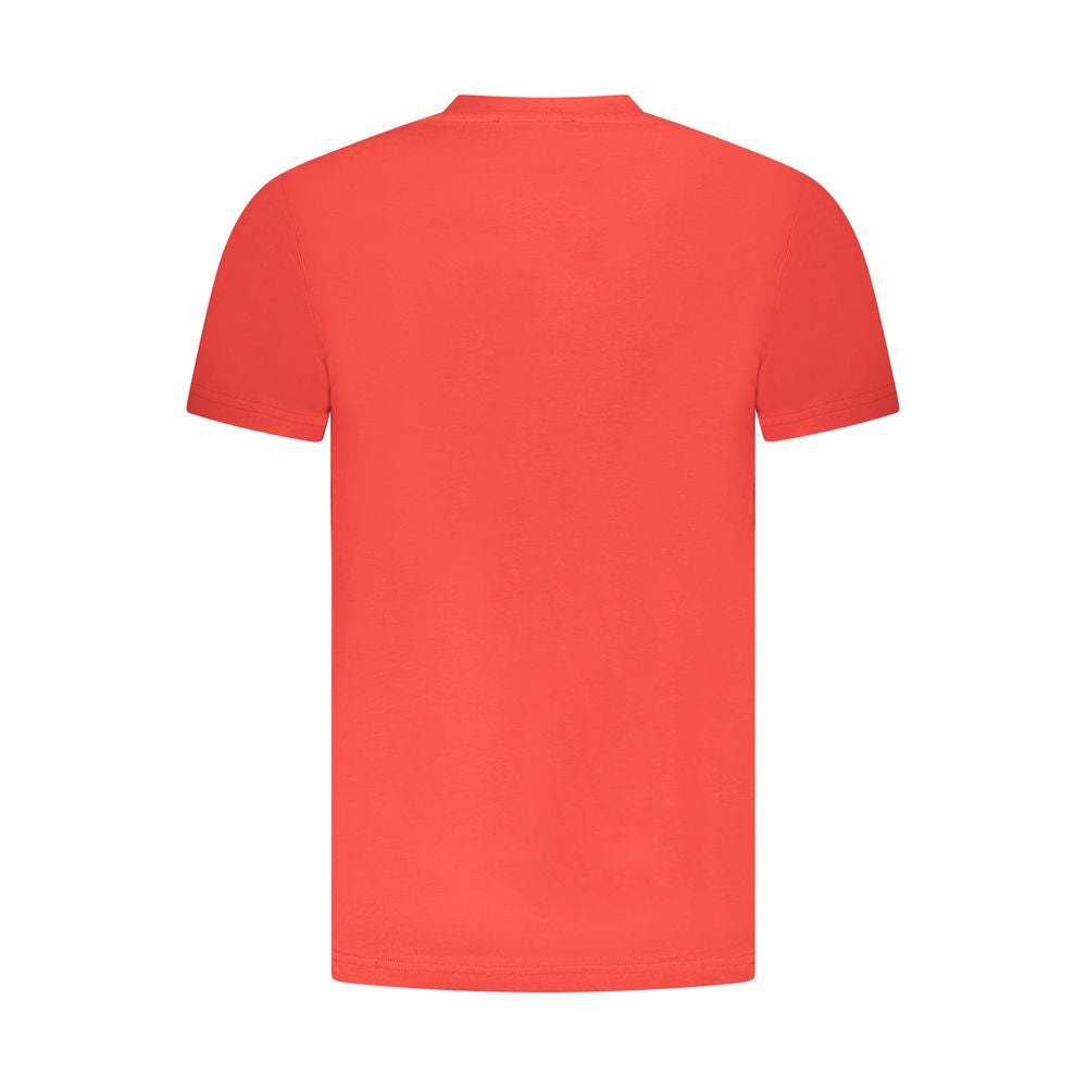 Cavalli Class Red Cotton Men T-Shirt-Cavalli Class-M-Urbanheer