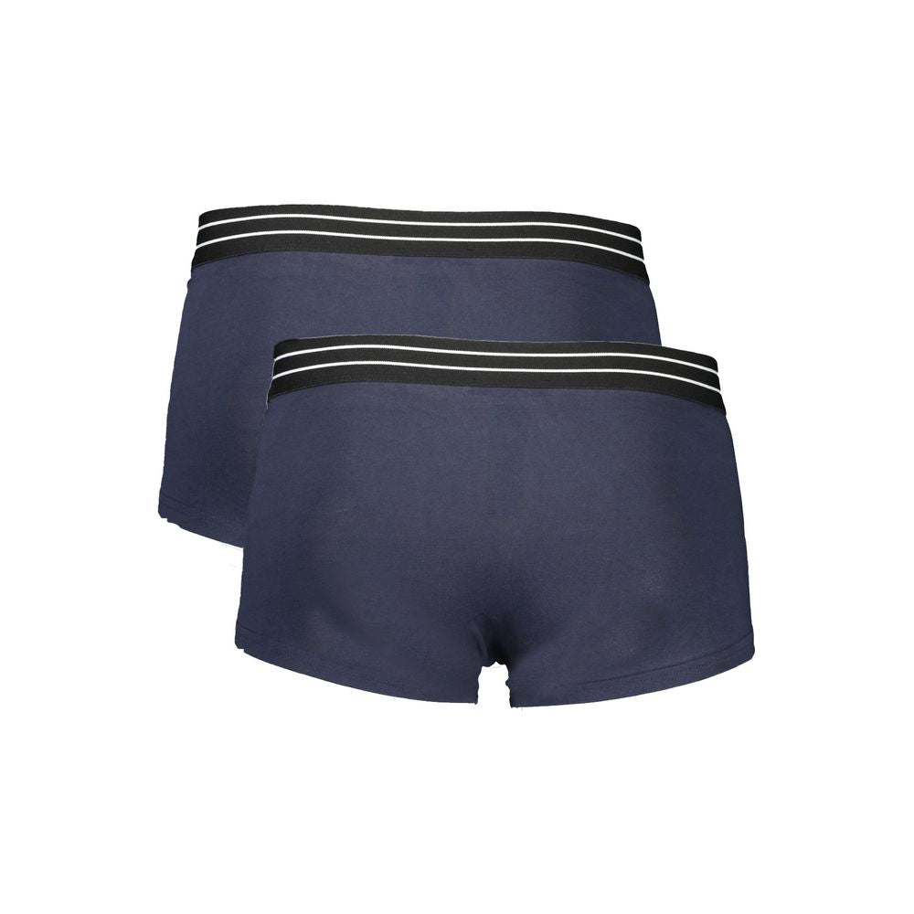 Cavalli Class Blue Cotton Men Boxer-Cavalli Class-S-Urbanheer