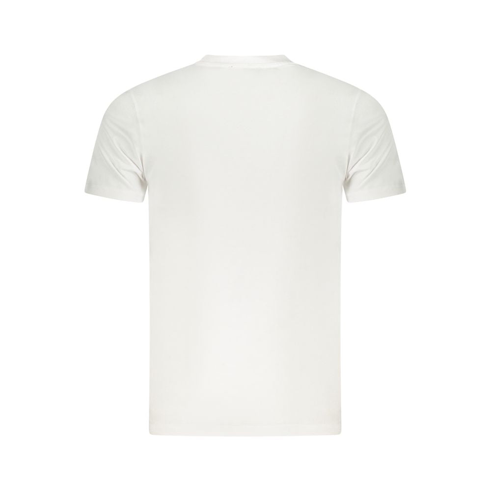 Cavalli Class White Cotton Mens TShirt-Cavalli Class-M-Urbanheer