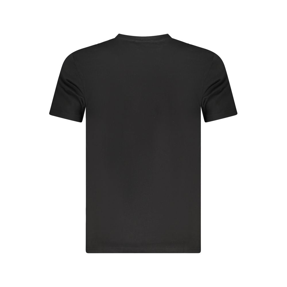 Cavalli Class Black Cotton Men T-Shirt-Cavalli Class-XL-Urbanheer