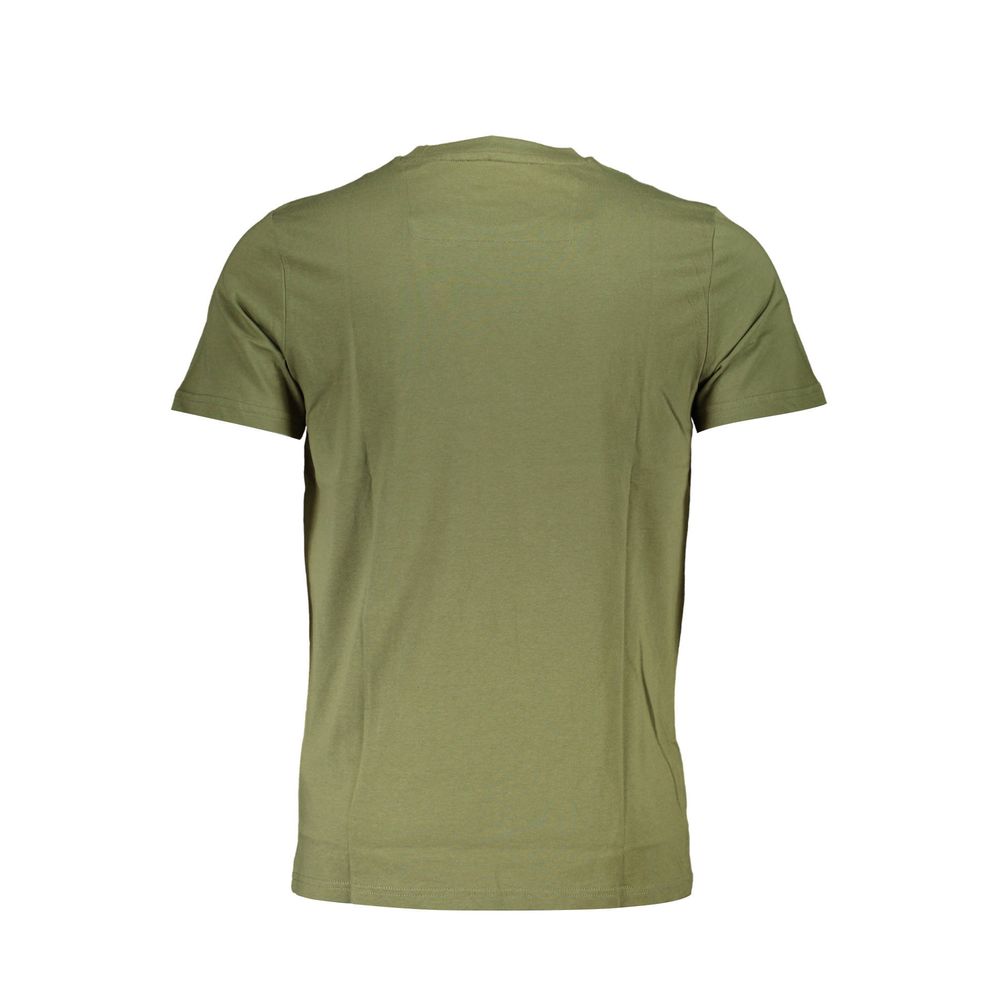 Cavalli Class Green Cotton T-Shirt-Cavalli Class-XL-Urbanheer