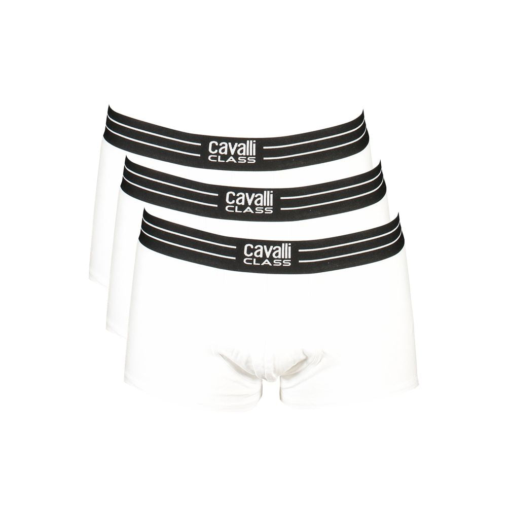 Cavalli Class White Cotton Underwear-Cavalli Class-XL-Urbanheer