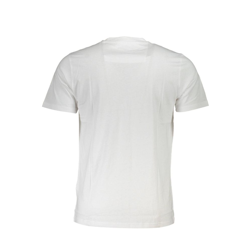 Cavalli Class White Cotton T-Shirt-Cavalli Class-XL-Urbanheer