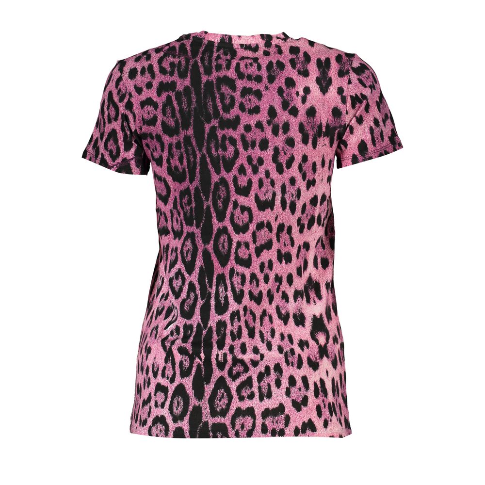 Cavalli Class Pink Cotton Tops & T-Shirt-Cavalli Class-XS-Urbanheer