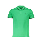 Harmont & Blaine Chic Green Cotton Polo with Contrast Detailing-Harmont & Blaine-S-Urbanheer
