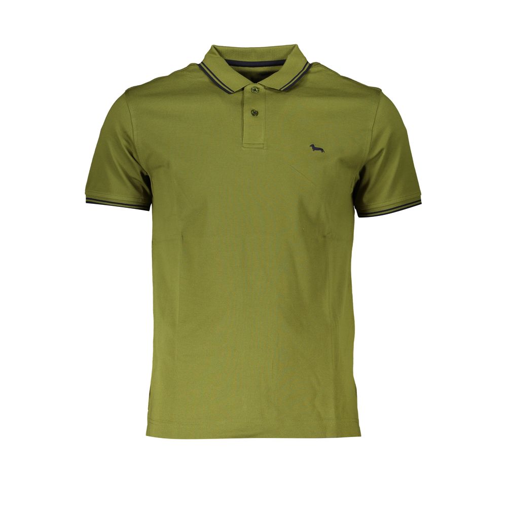 Harmont & Blaine Sharp Green Contrast Polo Shirt-Harmont & Blaine-S-Urbanheer