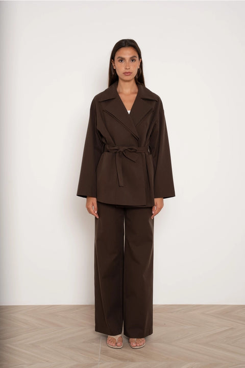 Urban Belted Wrap Jacket