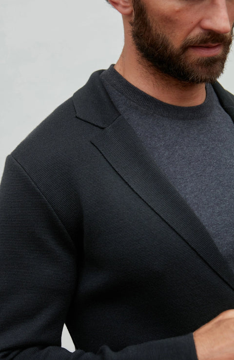 Lightweight Extra Fine Merino Wool Knitted Blazer