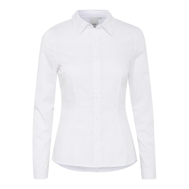 Ichi Women Shirt-Clothing Shirts-Ichi-white-36-Urbanheer